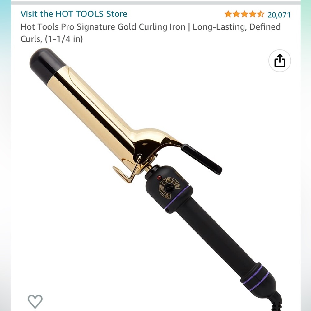 Hot Tools 1.25 inch curling iron - rarely used